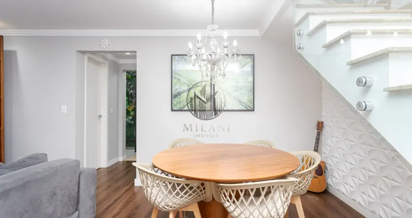 Duplex reformado acabamento alto padrão 103m² no ecoville - suíte com ac e espaço gourmet a 7 minutos do parque barigui!