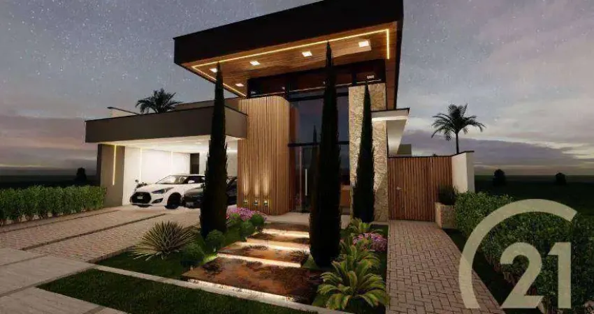 Casa térrea à venda, 283 m² por R$ 2.300.000 - Condomínio Mont Blanc - Sorocaba/SP