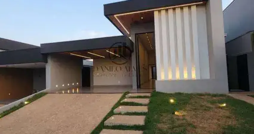 Casa térrea, no condomínio Quinta dos Ventos, com 3 suítes, 208m²