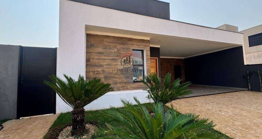 Casa de condomínio à venda, no Condomínio Jardim Vista Bella,  em Ribeirão Preto, Bonfim Paulista, com 3 quartos, 204,30m²