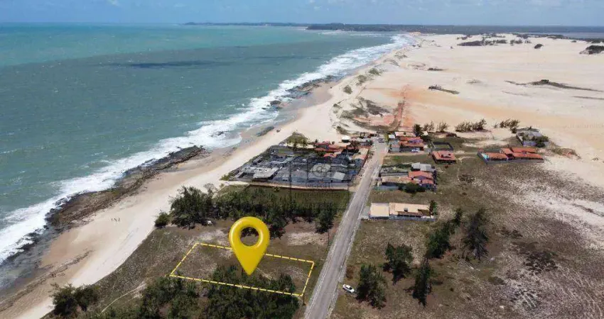 Terreno beira-mar em barreta – vista exclusiva e acesso à trilha para pipa - venda - 675 m² - nísia floresta/rn - te0082