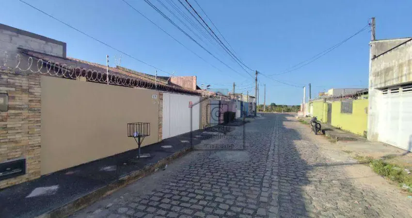 Casa para alugar em emaús com 3 quartos, suíte, jardim e garagem coberta - 110 m² - parnamirim/rn - ca0350