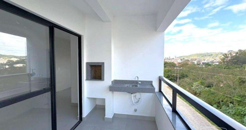 Apartamento para alugar, 63 m² por R$ 2.950,00/mês - Areias - São José/SC