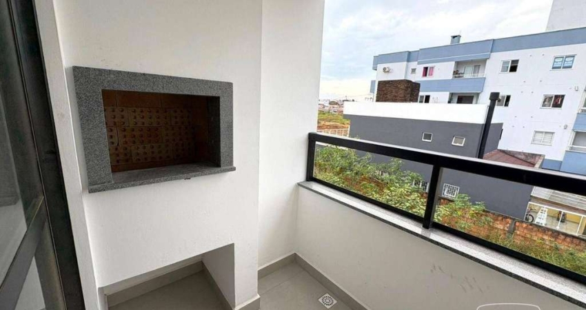 Apartamento para alugar, 55 m² por R$ 2.650,00/mês - Areias - São José/SC