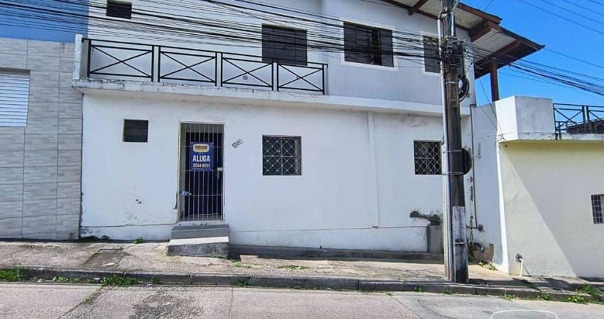 Casa com 1 dormitório para alugar, 70 m² por R$ 1.946,83/mês - Barreiros - São José/SC