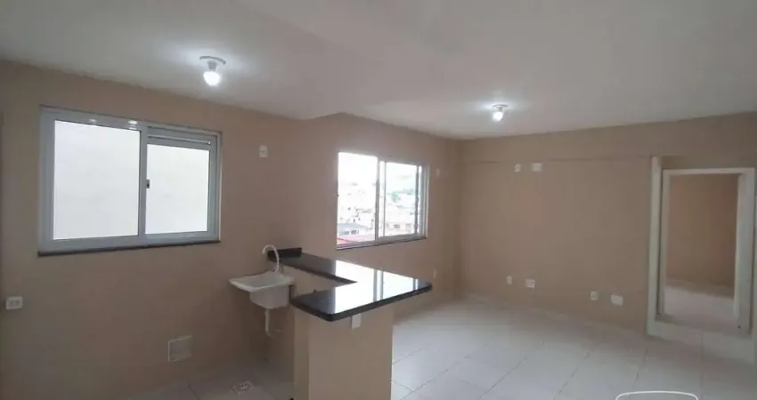 Apartamento com 1 dormitório para alugar, 47 m² por R$ 1.668,53/mês - Forquilhinhas - São José/SC