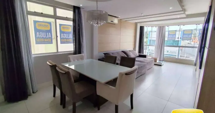 Apartamento com 3 dormitórios para alugar, 116 m² por r$ 4.761,28/mês - capoeiras - florianópolis/sc