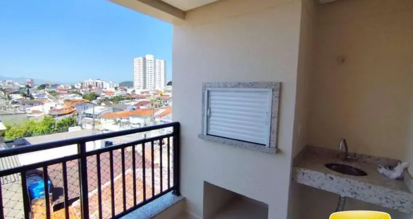 Apartamento com 2 dormitórios para alugar, 66 m² - barreiros - são josé/sc