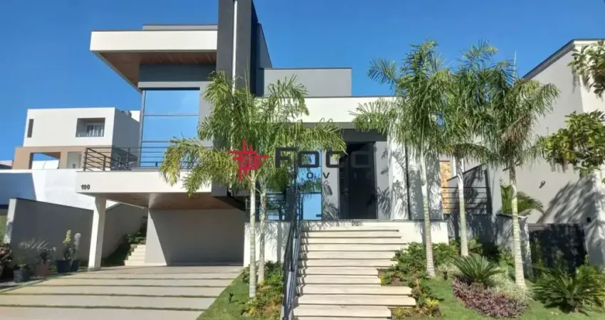 CASA Alto padrão no CONDOMÍNIO ALPHAVILLE II  com AT 480m², AC 290m², 3 suítes, paisagismo, aquecimento solar