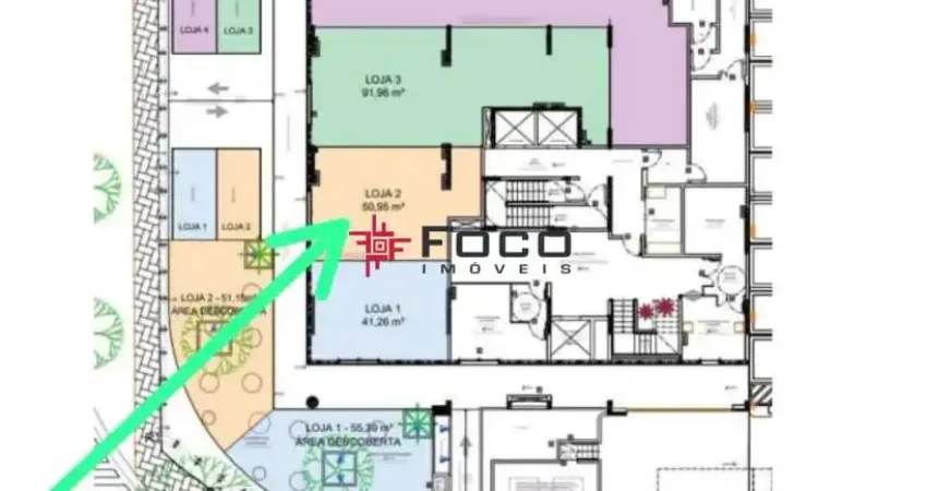 Loja comercial - costa norte signature royal park - jardim aquarius - 51m²