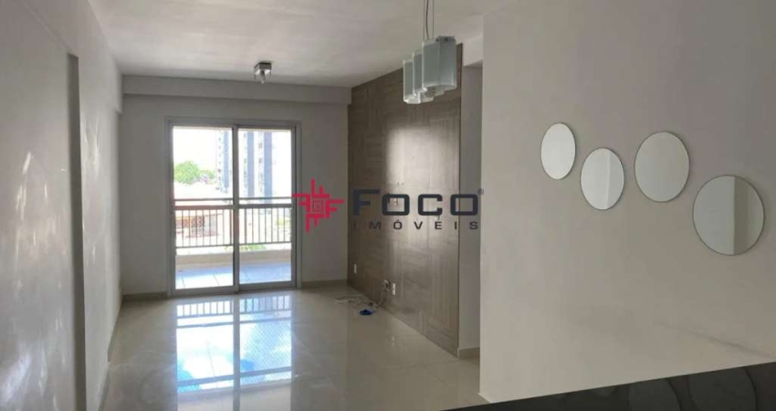 Apartamento à venda, 80m2, 3 dormitórios, churrasqueira na varanda - Jardim Aquarius