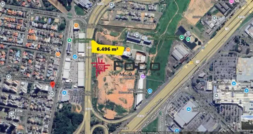 Terreno à venda de 6.496,00m² | jardim serimbura - são josé dos campos |