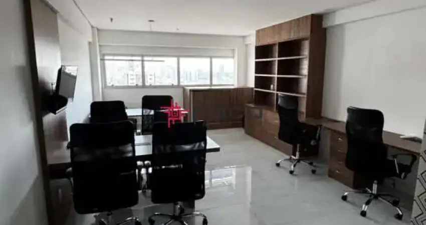 Sala comercial mobiliada - cea - centro empresarial aquarius - 32m² com banheiro