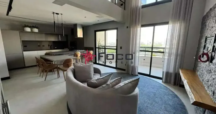 Apartamento tipo Loft, 94,5m², vende porteira fechada! Parque Residencial Aquarius