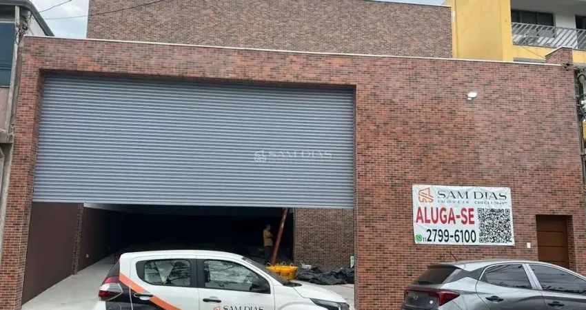 Galpão novo para locação 480 m² com mezanino na rua nigata, jardim japão