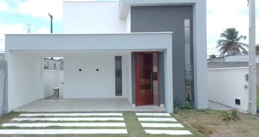 Casa térrea no Cond. Ecoville II, três quartos - 120 m2 - R$480.000,00 -  whatsapp:84 9.9145.9638