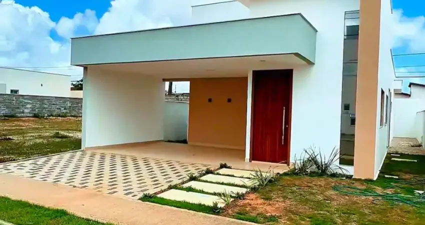 Casa térrea no Cond. Ecoville II, três suítes - 128 m2 - R$550.000,00 - whatsapp:84 9.9145.9638