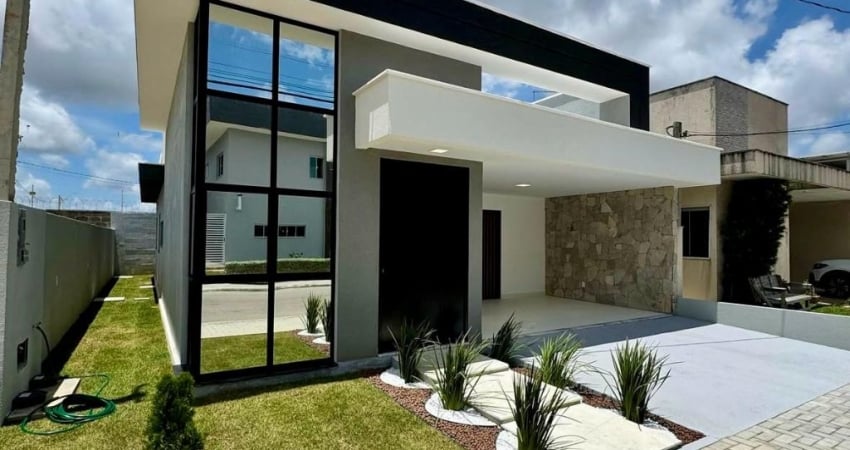 Casa térrea no Cond. Ecoville com três suítes - 119 m2 - R$610.000,00 -  whatsapp:84 9.9145.9638