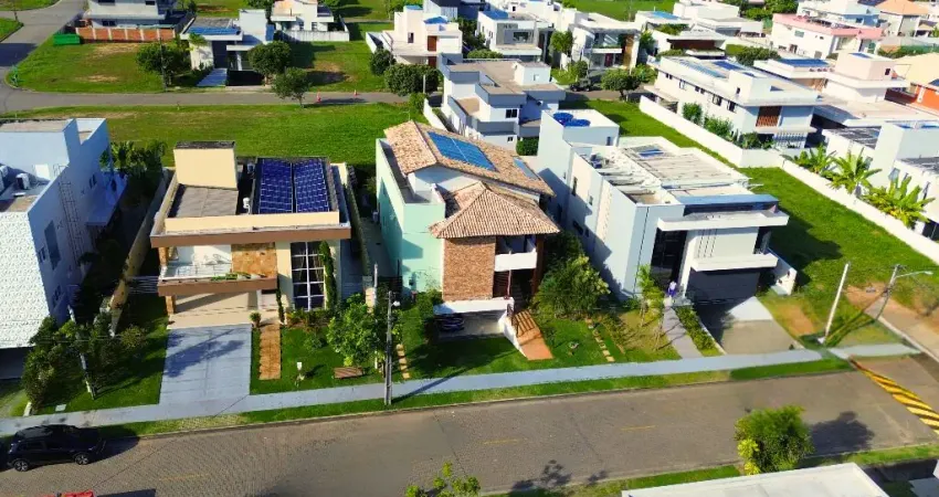 Alto padrão, conforto e sustentabilidade em um só lugar: casa à venda no condomínio Alphaville Pium.