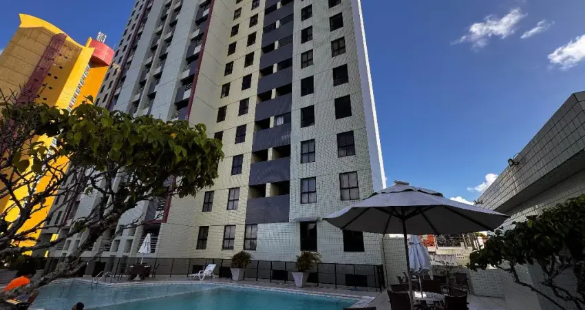 Apartamento para locação anual no Paradise Flat, em Ponta Negra, 2/4, totalmente mobiliado.