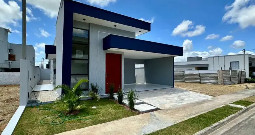Casa térrea no cond. ecoville ii, três quartos - 121 m2 - r$520.000,00 - em construção -  whatsapp:84 9.9145.9638