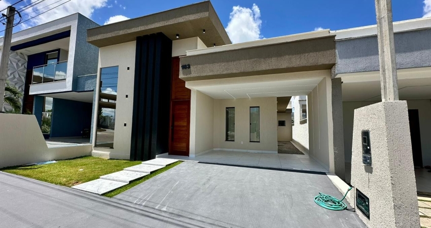 Casa térrea no cond. central park, três suítes - 149 m2 - r$600.000,00 - fase final de obra -  whatsapp:84 9.9145.9638