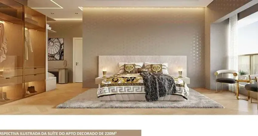 Apartamento para venda possui 220 metros quadrados com 3 quartos em Moema - São Paulo - SP