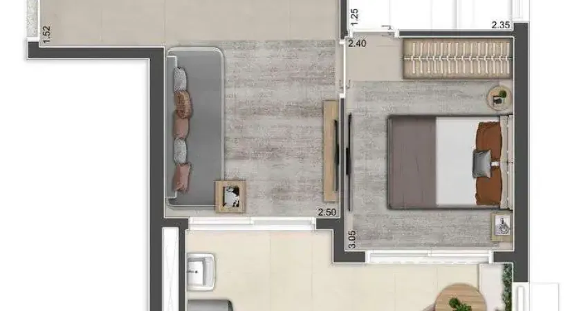 Studio para venda tem 36 metros quadrados com 1 quarto em Perdizes - São Paulo - SP