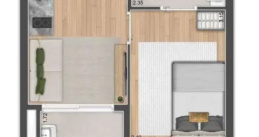 Studio para venda com 33 metros quadrados com 1 quarto em Perdizes - São Paulo - SP