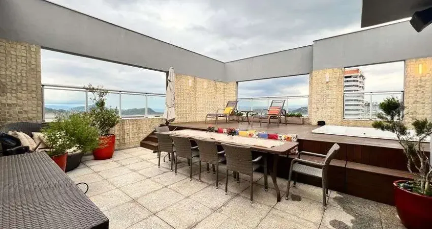 Cobertura duplex para venda possui 250 metros quadrados com 4 quartos