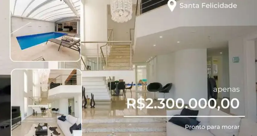 Casa em condomínio fechado com 5 quartos à venda na Rua Saturnino Miranda, 315, Santa Felicidade, Curitiba
