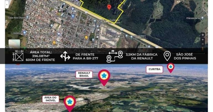 Terreno à venda na Cidade Gaúcha, Águas Belas, São José dos Pinhais