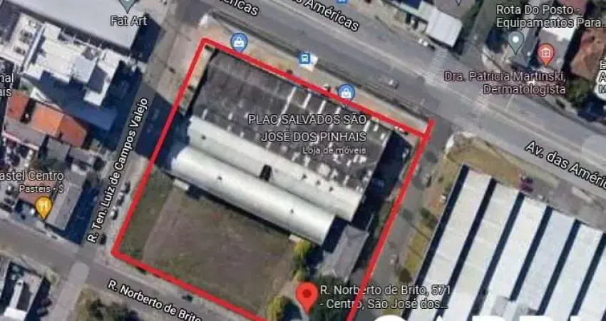 Terreno à venda na Rua Norberto de Brito, 571, Centro, São José dos Pinhais