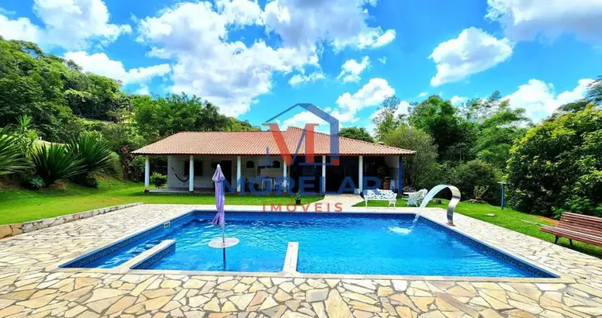 Sítio com lago e 6 quartos à venda, 400m² - terra preta - mairiporã/sp