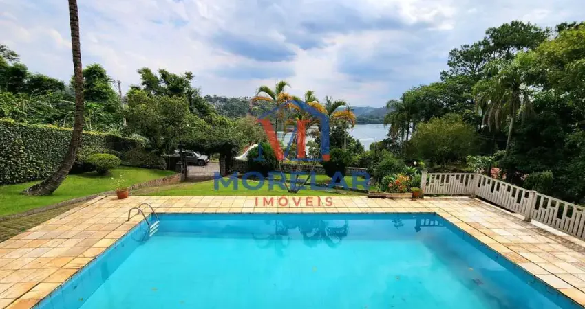 Condomínio da represa - chácara em condomínio pé na água com 6 quartos à venda, 300m² - caceia - mairiporã/sp