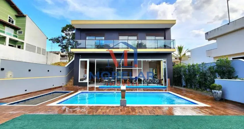 Estância da serra - casa de alto padrão em condomínio com 6 quartos à venda, 327m² - serra da cantareira - mairiporã/sp