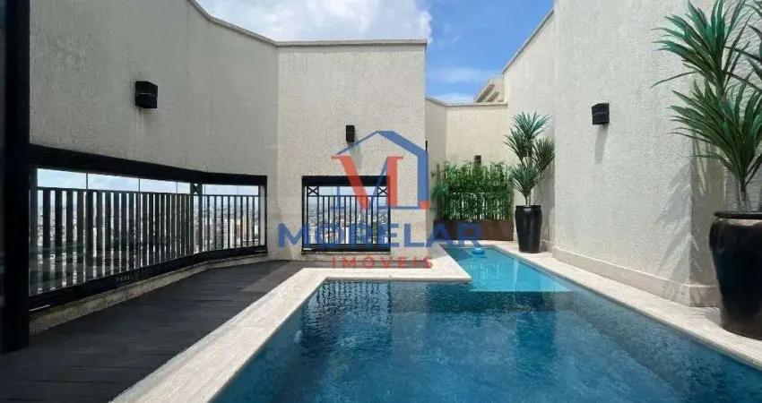 Condomínio orion - cobertura com 3 suítes ( porteira fechada ) à venda, 320 m² por r$ 4.500.000 - santana - são paulo/sp