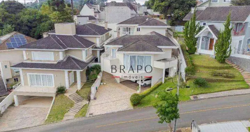 Casa com 4 dormitórios, 501 m² - venda ou locação - taboão - curitiba/pr