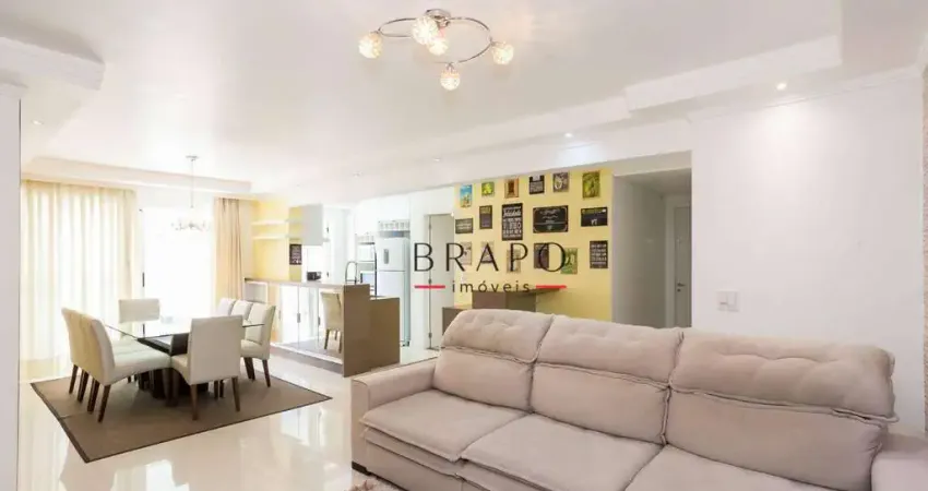 Apartamento com 3 dormitórios à venda, 119 m² - água verde - curitiba/pr