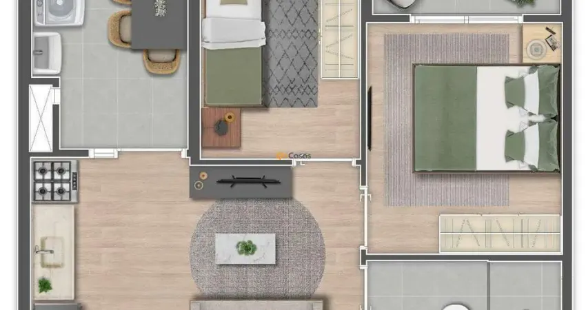 Mundo apto alto do ipiranga – conforto, lazer completo e modernidade 2 dormitórios 36mts