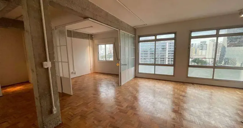 Apartamento no pinheiros — 92 m², 2 quartos (1 suíte) com portaria 24h