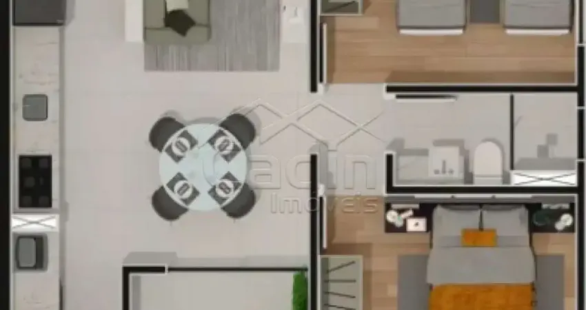 Apartamento 02 dormitórios, gravatá, navegantes- gran felicita up house