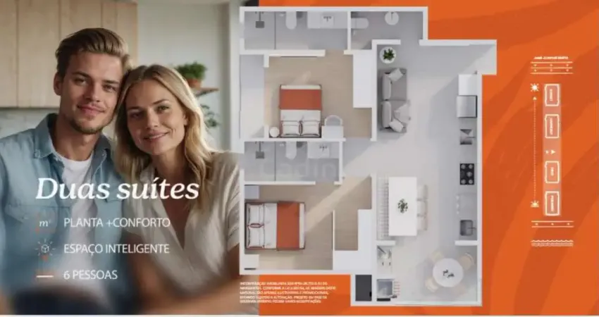 Apartamento 02 suítes à venda, r$887.000,00 bairro gravatá em navegantes