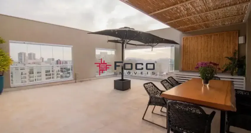 Cobertura à venda 283m² | 4 dormitórios | Vista espetacular | Vila Ema