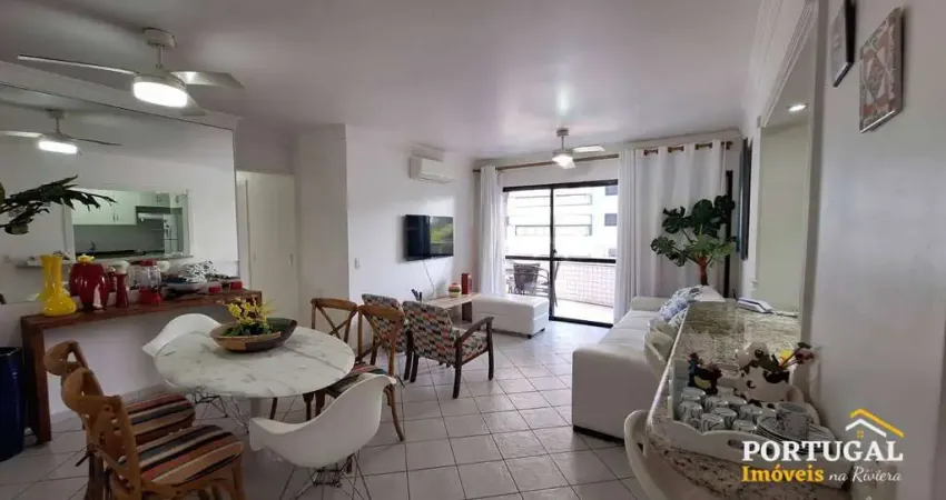 Apartamento à venda na Riviera de São Lourenço | 3/1 Suíte - 104m² Área Útil - Mobiliado - 2 Vagas de Garagem | Varanda Gourmet com Churrasqueira
