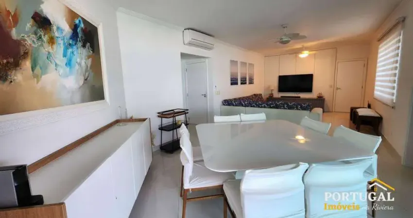 Apartamento à Venda no Módulo 6 da Riviera de São Lourenço | 196m², 4 Suítes, 2 Vagas | Vista ao Mar, Churrasqueira, Piscina, 100m da Praia