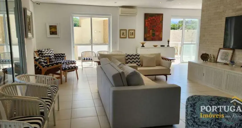 Apartamento à Venda em Condomínio Pé na Areia Frontal na Praia da Riviera de São Lourenço | 330m², 4/2 Suítes, 3 Vagas | Ótima Privacidade, Piscina