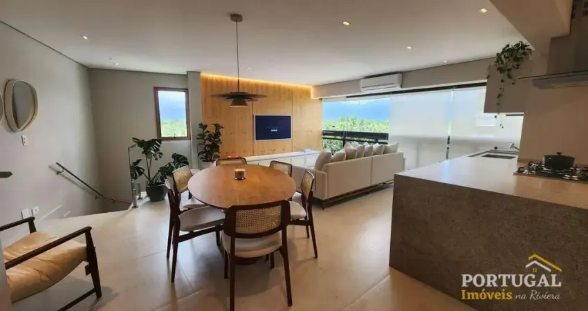 Apartamento à venda na Riviera de São Lourenço | Duplex - 114m² Área Útil - 2 Vagas de Garagem | Varanda Gourmet