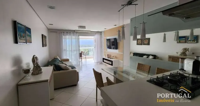 Apartamento à venda na Riviera de São Lourenço | 3/1 Suíte - 110m² Área Útil - 2 Vagas de Garagem | Varanda Gourmet - Lazer Completo