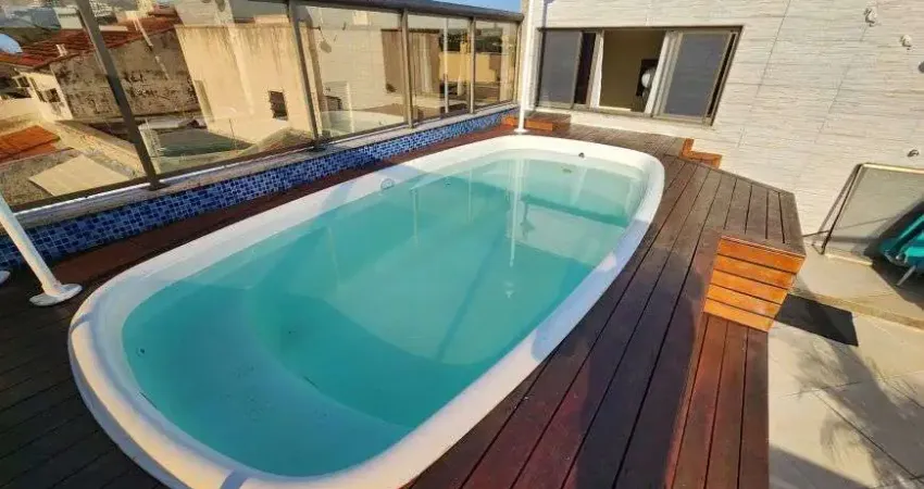 RECREIO - GLEBA A - Cobertura duplex com 346m² próximo do Parcão
